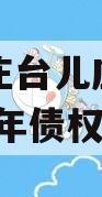 山东枣庄台儿庄财金投资2023年债权资产