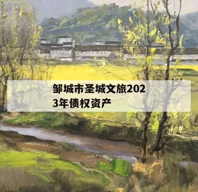 邹城市圣城文旅2023年债权资产