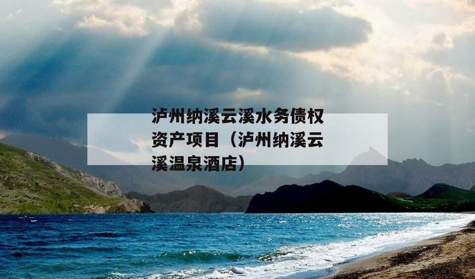 泸州纳溪云溪水务债权资产项目（泸州纳溪云溪温泉酒店）