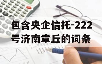 包含央企信托-222号济南章丘的词条