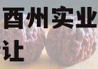 酉阳县酉州实业资产收益权转让
