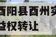 重庆酉阳县酉州实业资产收益权转让