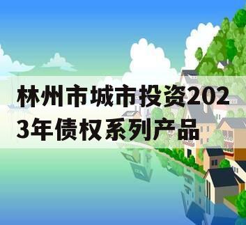 林州市城市投资2023年债权系列产品