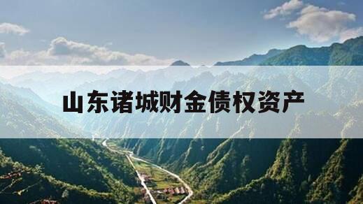 山东诸城财金债权资产