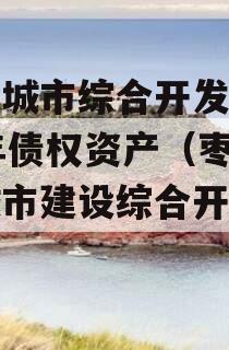 枣庄城市综合开发2023年债权资产（枣庄市城市建设综合开发公司）