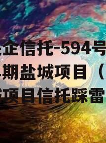 大央企信托-594号一年期盐城项目（江苏盐城项目信托踩雷）