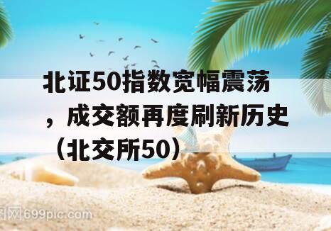 北证50指数宽幅震荡，成交额再度刷新历史（北交所50）