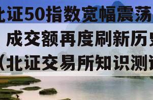 北证50指数宽幅震荡，成交额再度刷新历史（北证交易所知识测评）