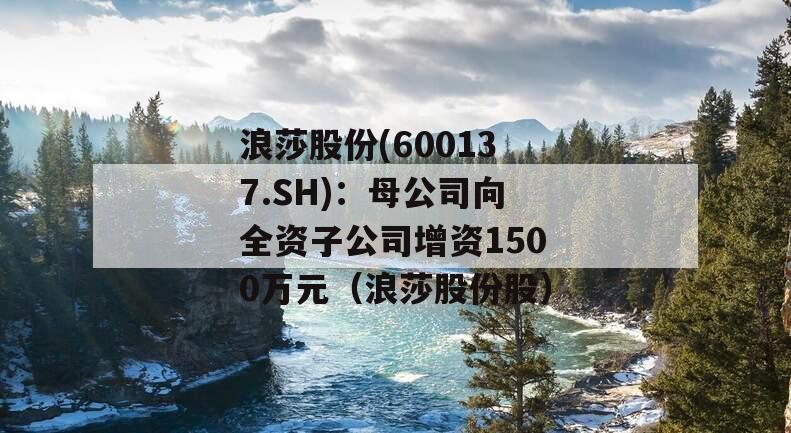 浪莎股份(600137.SH)：母公司向全资子公司增资1500万元（浪莎股份股）