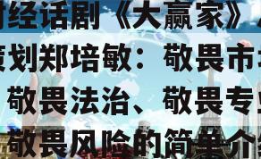财经话剧《大赢家》总策划郑培敏：敬畏市场、敬畏法治、敬畏专业、敬畏风险的简单介绍