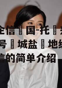 央企信‮国-托‬兴199号‮城盐‬地级市政信的简单介绍