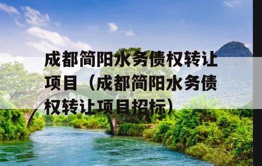 成都简阳水务债权转让项目（成都简阳水务债权转让项目招标）
