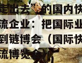 “走出去”的国内快递物流企业：把国际业务带到链博会（国际快递物流博览会）