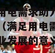 满足用电需求助力企业发展（满足用电需求助力企业发展的意义）