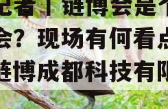 问记者丨链博会是个什么会？现场有何看点？（链博成都科技有限公司）
