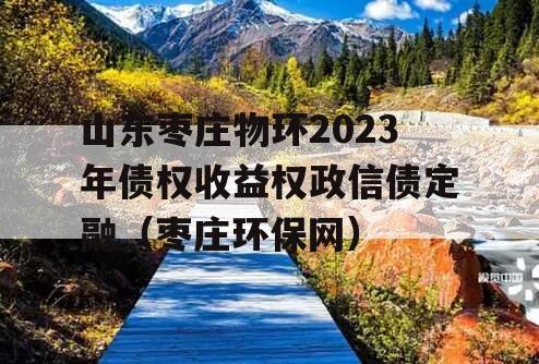 山东枣庄物环2023年债权收益权政信债定融（枣庄环保网）