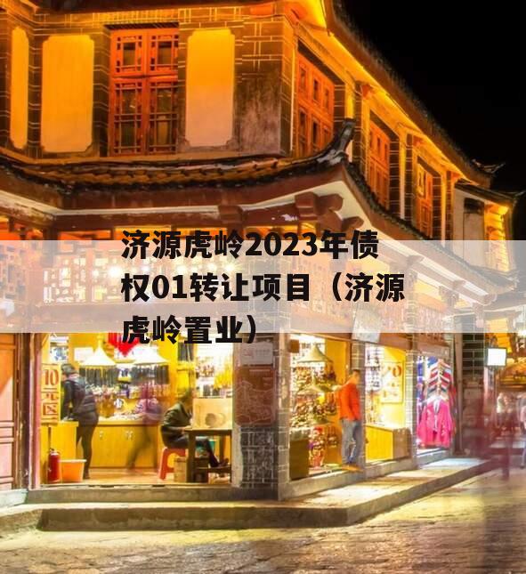 济源虎岭2023年债权01转让项目（济源虎岭置业）