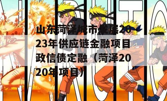 山东菏泽城市发展2023年供应链金融项目政信债定融（菏泽2020年项目）