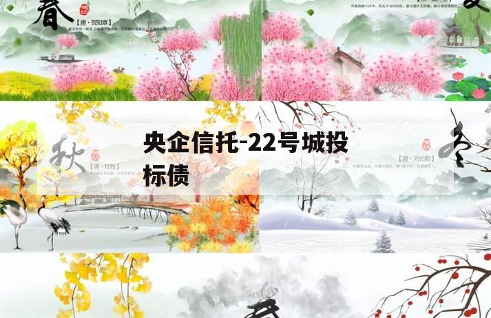 央企信托-22号城投标债