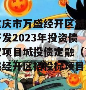 重庆市万盛经开区城市开发2023年投资债权项目城投债定融（万盛经开区招投标项目）