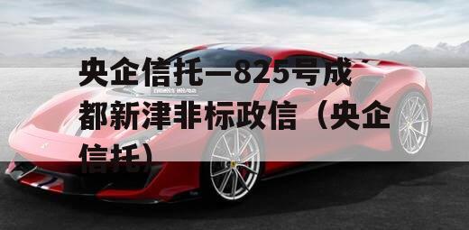 央企信托—825号成都新津非标政信（央企信托）