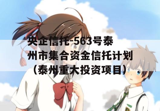 央企信托-563号泰州市集合资金信托计划（泰州重大投资项目）