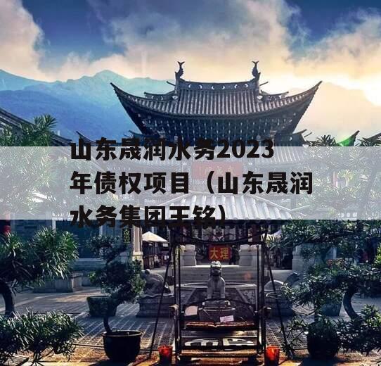 山东晟润水务2023年债权项目（山东晟润水务集团王铭）