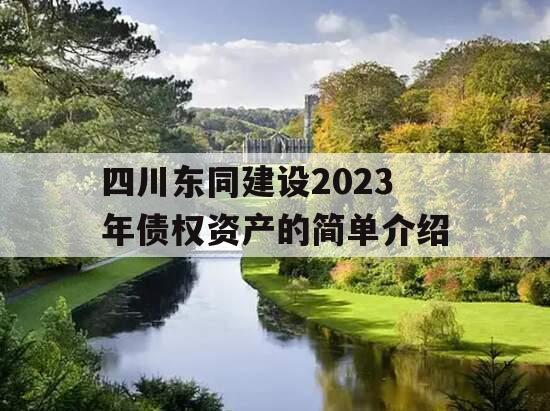 四川东同建设2023年债权资产的简单介绍