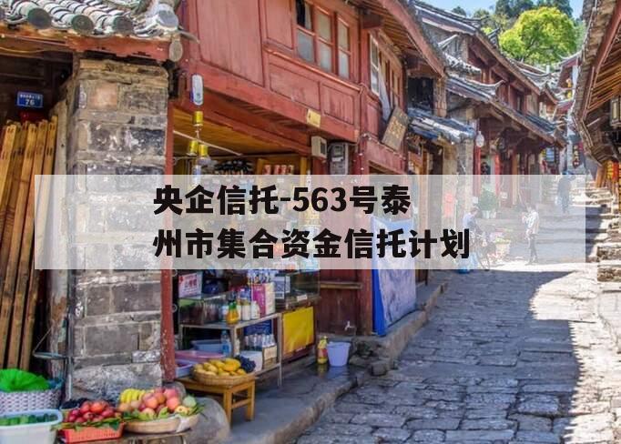 央企信托-563号泰州市集合资金信托计划