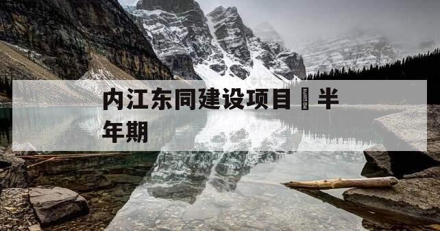 内江东同建设项目•半年期