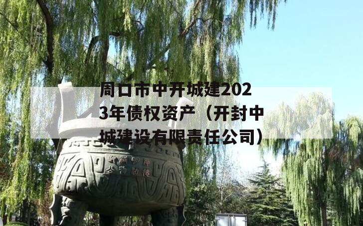周口市中开城建2023年债权资产（开封中城建设有限责任公司）