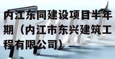 内江东同建设项目半年期（内江市东兴建筑工程有限公司）
