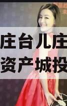 山东枣庄台儿庄财金投资债权资产城投债定融