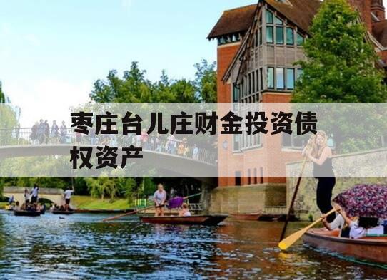 枣庄台儿庄财金投资债权资产