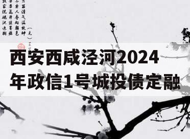 西安西咸泾河2024年政信1号城投债定融