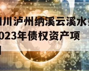 四川泸州纳溪云溪水务2023年债权资产项目