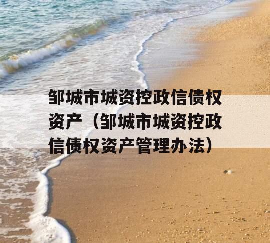 邹城市城资控政信债权资产（邹城市城资控政信债权资产管理办法）