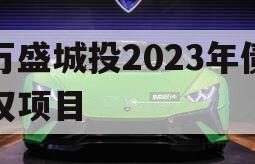 万盛城投2023年债权项目
