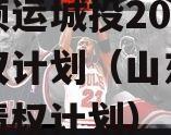 山东硕运城投2023年债权计划（山东硕运城投债权计划）