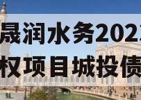 山东晟润水务2023年债权项目城投债定融