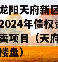 四川龙阳天府新区建设投资2024年债权资产拍卖项目（天府新区龙光楼盘）