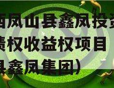 广西凤山县鑫凤投资发展债权收益权项目（独山县鑫凤集团）