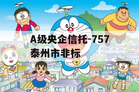 A级央企信托-757泰州市非标