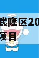 重庆武隆区2024年债权项目
