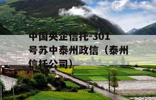 中国央企信托-301号苏中泰州政信（泰州信托公司）