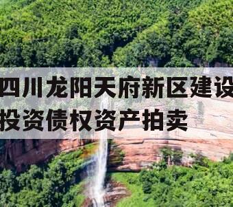 四川龙阳天府新区建设投资债权资产拍卖