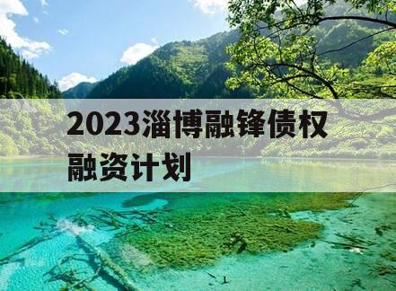 2023淄博融锋债权融资计划