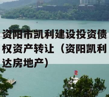 资阳市凯利建设投资债权资产转让（资阳凯利达房地产）