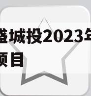 万盛城投2023年债权项目