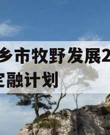 新乡市牧野发展2023定融计划